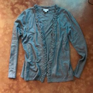 Jana grey sweater size large (fits smaller)